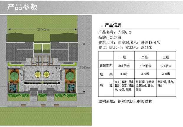 中式兄弟倆雙拼別墅設(shè)計(jì)方案圖，經(jīng)典中的經(jīng)典