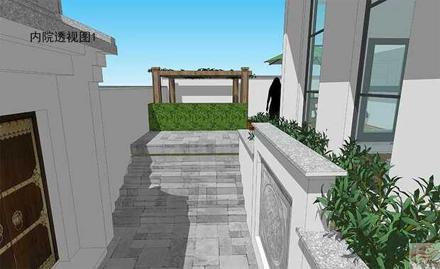 中式兄弟倆雙拼別墅設(shè)計(jì)方案圖，經(jīng)典中的經(jīng)典