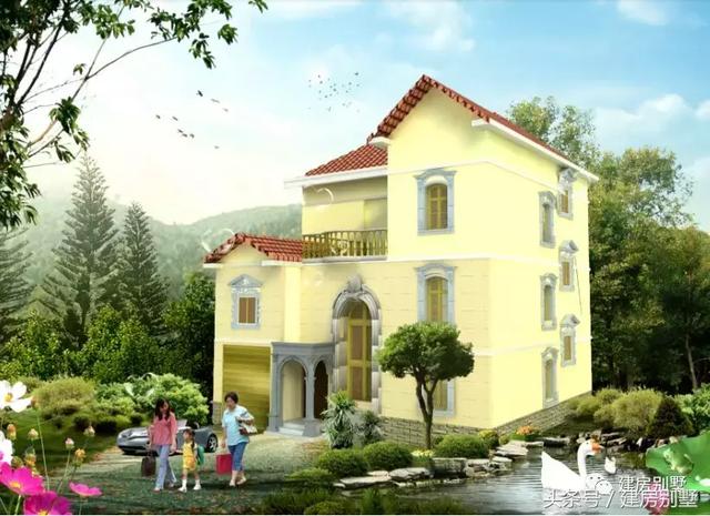 鄉(xiāng)村田園別墅外觀效果圖大全，美不美，自己看