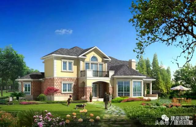 鄉(xiāng)村田園別墅外觀效果圖大全，美不美，自己看