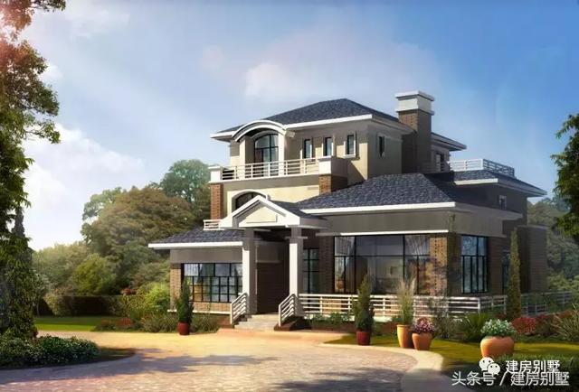 鄉(xiāng)村田園別墅外觀效果圖大全，美不美，自己看