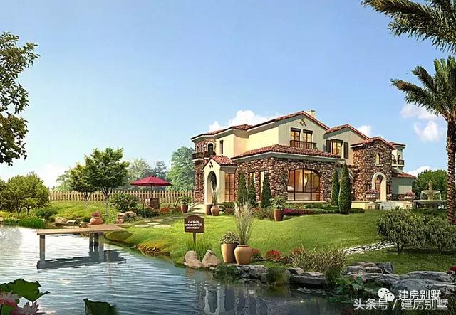 鄉(xiāng)村田園別墅外觀效果圖大全，美不美，自己看