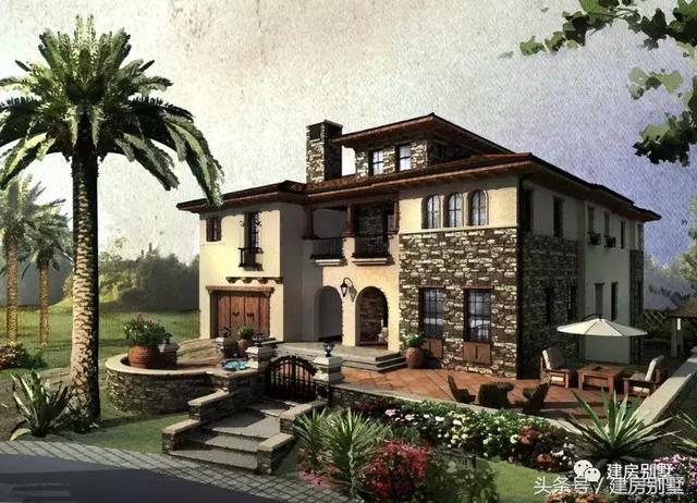 鄉(xiāng)村田園別墅外觀效果圖大全，美不美，自己看