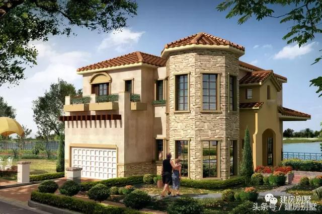 鄉(xiāng)村田園別墅外觀效果圖大全，美不美，自己看