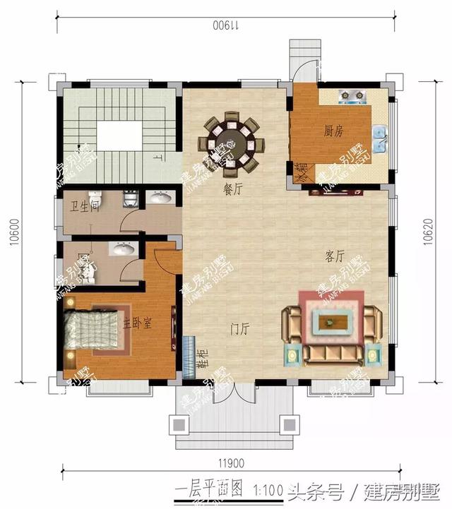 平屋頂四層農(nóng)村房屋設(shè)計(jì)方案圖，旺財(cái)?shù)膽粜? src="/uploads/allimg/180407/104S11a4-2.jpg" img_width="960" img_height="960" inline="0" style="box-sizing: border-box; -webkit-tap-highlight-color: transparent; border-style: none; max-width: 100%; display: block; margin: 10px auto;" /></p>
<p style="box-sizing: border-box; -webkit-tap-highlight-color: transparent; margin: 16px 0px; padding: 0px; color: rgb(34, 34, 34); font-family: "PingFang SC", "Hiragino Sans GB", "Microsoft YaHei", "WenQuanYi Micro Hei", "Helvetica Neue", Arial, sans-serif; font-size: 16px;">一層平面圖：設(shè)計(jì)比較的簡(jiǎn)單，老人房、廚房、餐客廳等等。</p>
<p style="box-sizing: border-box; -webkit-tap-highlight-color: transparent; margin: 16px 0px; padding: 0px; color: rgb(34, 34, 34); font-family: "PingFang SC", "Hiragino Sans GB", "Microsoft YaHei", "WenQuanYi Micro Hei", "Helvetica Neue", Arial, sans-serif; font-size: 16px;"><img alt=