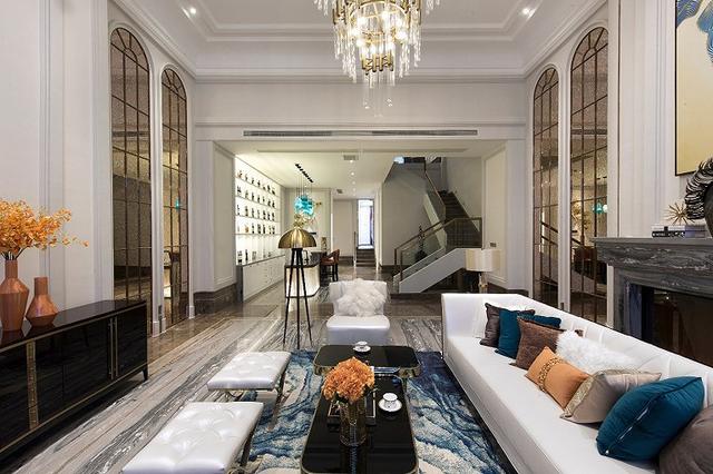 獨(dú)棟別墅美式輕奢裝修案例實(shí)拍，看完忍不住贊