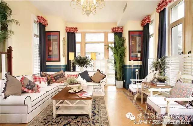 聯(lián)排別墅美式鄉(xiāng)村風格裝修實拍圖，喜歡的不得了