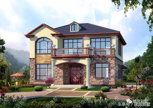 3款寬度12米的二層別墅設(shè)計圖，2024年很流行