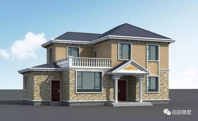 帶配房廚房的二層農(nóng)村房屋設(shè)計圖，看好就開建啦