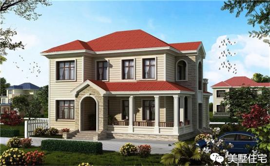 24款好看的住宅外觀效果圖，一二三層都有