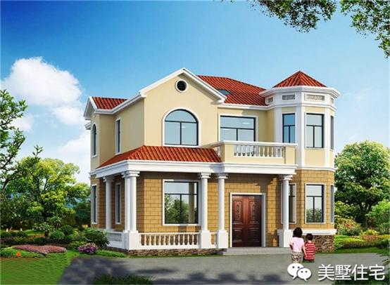 24款好看的住宅外觀效果圖，一二三層都有