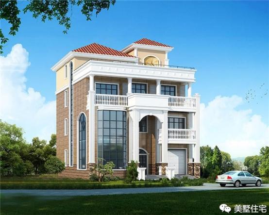 24款好看的住宅外觀效果圖，一二三層都有