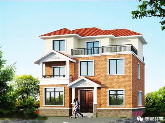 24款好看的住宅外觀效果圖，一二三層都有