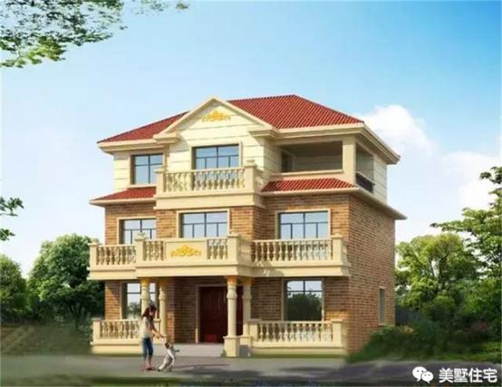 24款好看的住宅外觀效果圖，一二三層都有