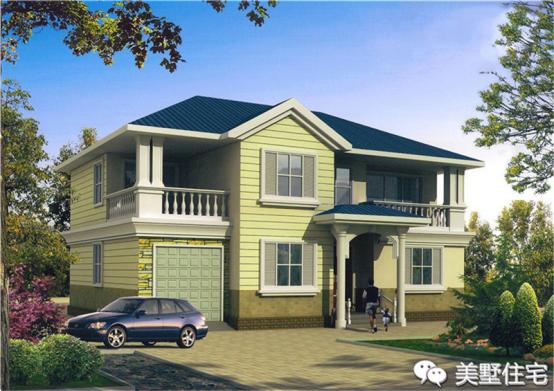 24款好看的住宅外觀效果圖，一二三層都有