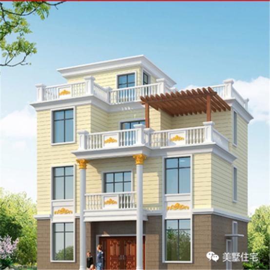 5款平頂別墅外觀效果圖，坡屋頂都看膩了