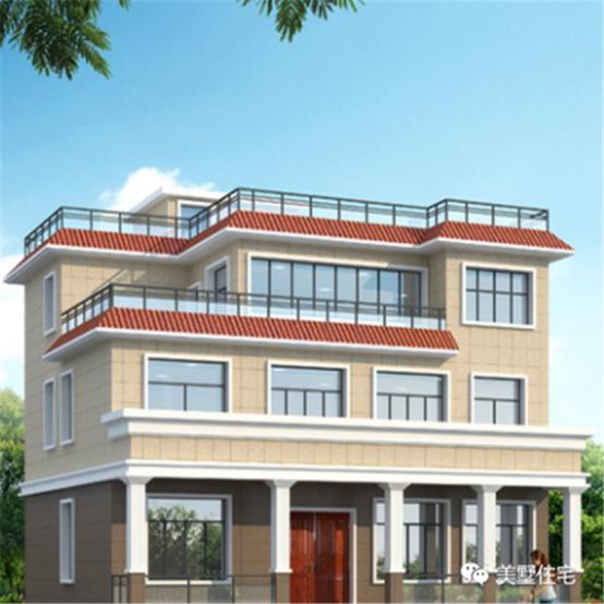 5款平頂別墅外觀效果圖，坡屋頂都看膩了