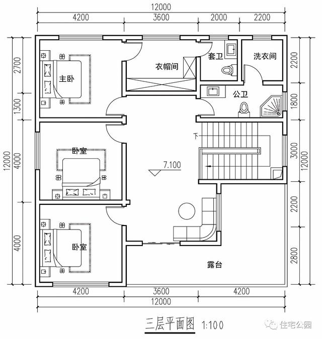 12×12米宅基地選這套自建房設(shè)計(jì)圖，準(zhǔn)沒錯