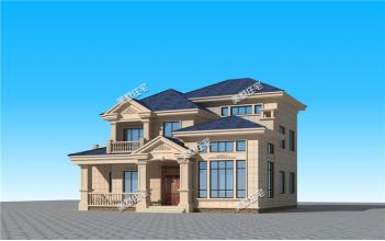 16*12米帶陽(yáng)光房二層小別墅設(shè)計(jì)圖，張揚(yáng)兼奢華