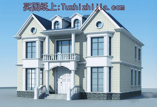 農(nóng)村二層半別墅設(shè)計(jì)設(shè)計(jì)圖（帶閣樓），戶型經(jīng)典實(shí)用