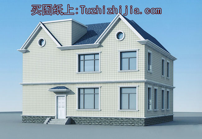 農(nóng)村二層半別墅設(shè)計(jì)設(shè)計(jì)圖（帶閣樓），戶型經(jīng)典實(shí)用