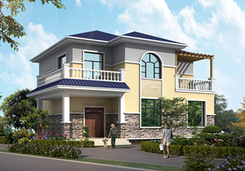 簡(jiǎn)單實(shí)用兩層樓的房子設(shè)計(jì)圖，13×10占地130平方米