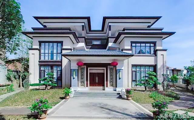 新中式別墅設計圖，附裝修、庭院實拍，魅力無窮