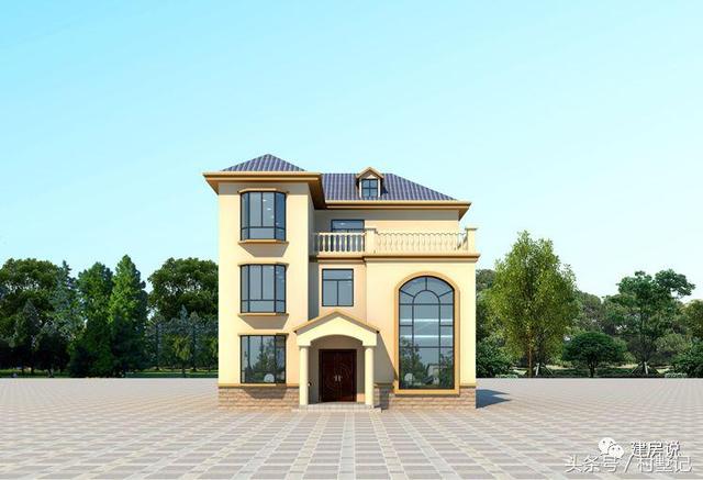 別墅實景照片圖和效果圖對比，看完肯定得給施工隊點贊