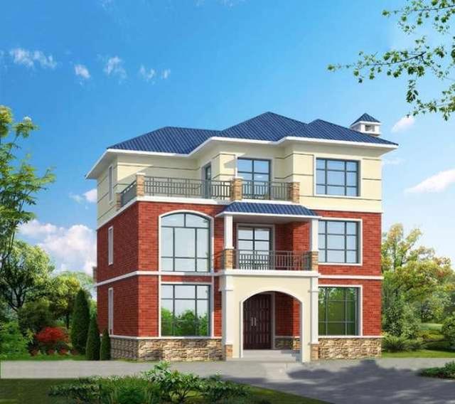 12x12米方正三層自建樓房設(shè)計(jì)圖，你喜歡方方正正的嗎