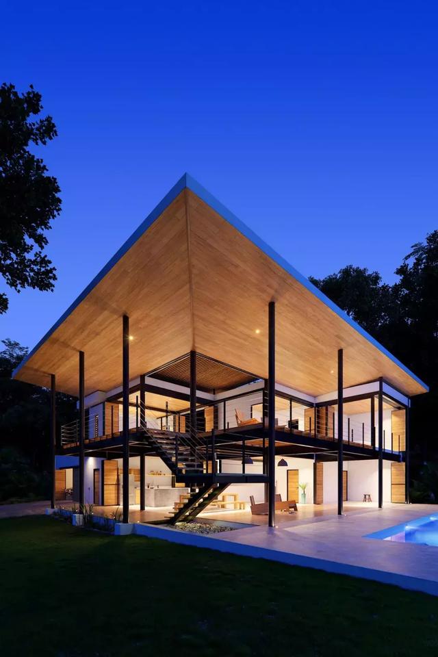 度假風(fēng)格、輕松悠閑的家庭別墅效果圖實(shí)拍，真漂亮