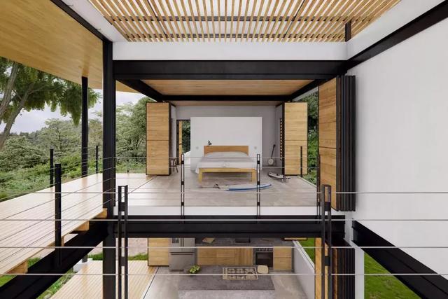 度假風(fēng)格、輕松悠閑的家庭別墅效果圖實(shí)拍，真漂亮