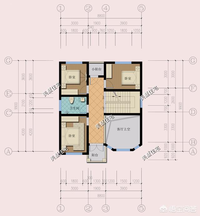 10×10米農(nóng)村建房怎么設(shè)計圖紙方案？