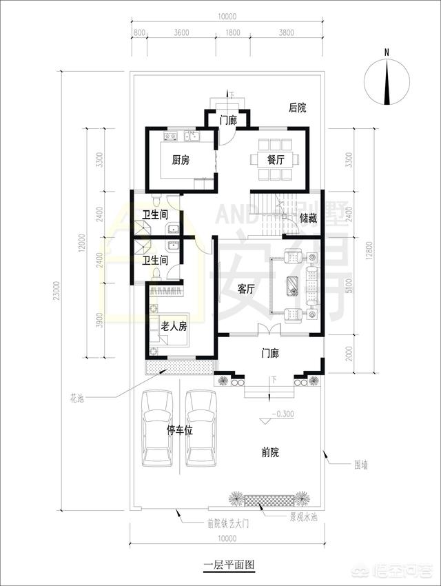 10×10米農(nóng)村建房怎么設(shè)計圖紙方案？