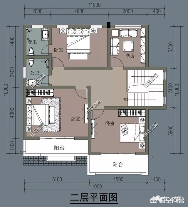 10×10米農(nóng)村建房怎么設(shè)計圖紙方案？