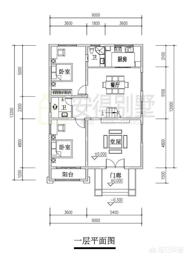 10×10米農(nóng)村建房怎么設(shè)計圖紙方案？