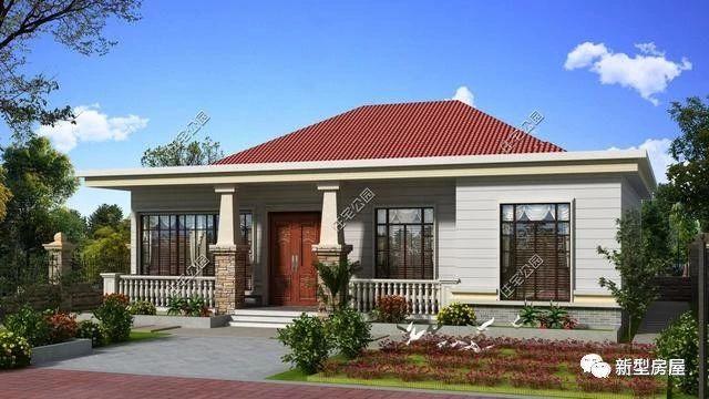 農(nóng)村一層平房戶型方案圖，經(jīng)濟實惠15萬就能建好
