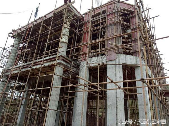 進(jìn)深10米農(nóng)村自建別墅設(shè)計(jì)圖，附施工全過(guò)程