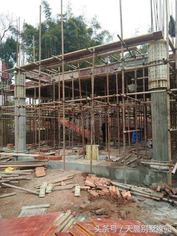 進(jìn)深10米農(nóng)村自建別墅設(shè)計(jì)圖，附施工全過(guò)程