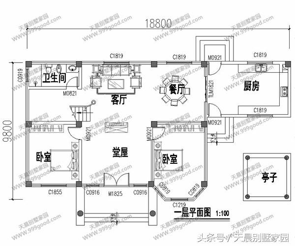進(jìn)深10米農(nóng)村自建別墅設(shè)計(jì)圖，附施工全過(guò)程