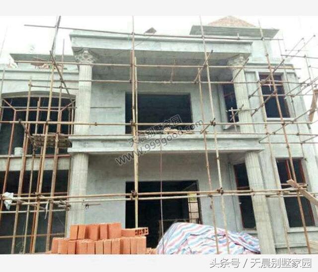 進(jìn)深10米農(nóng)村自建別墅設(shè)計(jì)圖，附施工全過(guò)程