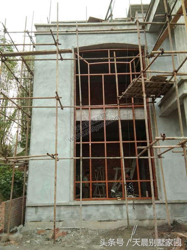 進(jìn)深10米農(nóng)村自建別墅設(shè)計(jì)圖，附施工全過(guò)程