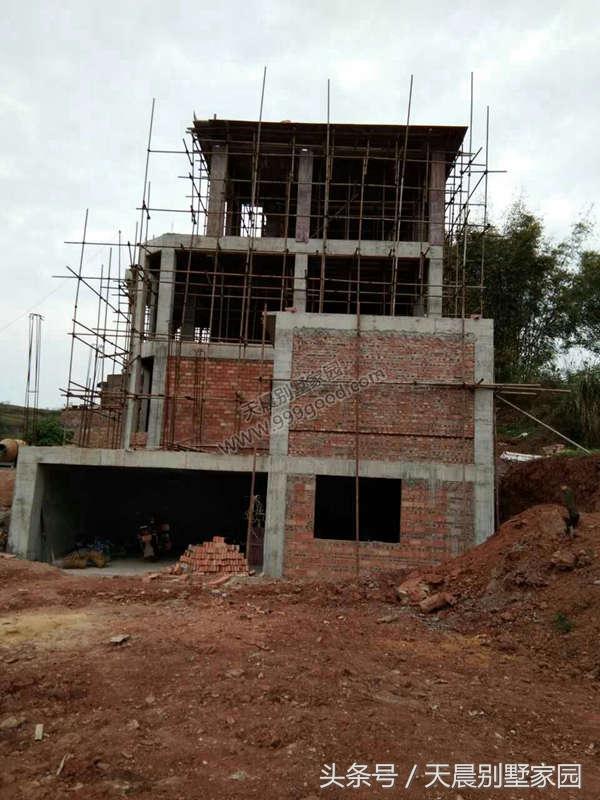 進(jìn)深10米農(nóng)村自建別墅設(shè)計(jì)圖，附施工全過(guò)程