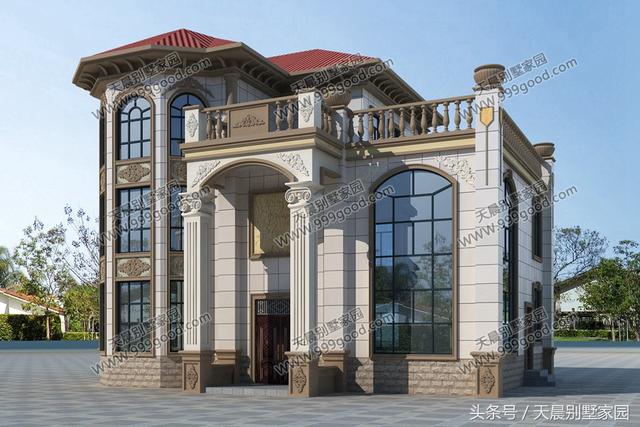 13*10米新農(nóng)村三層別墅設(shè)計(jì)圖，建好保證有面子