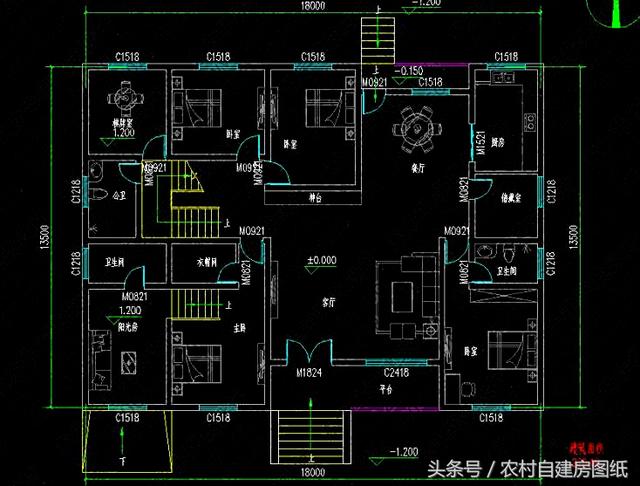 3款帶地下室的一層農(nóng)村別墅設(shè)計圖，空間利用率大大提升