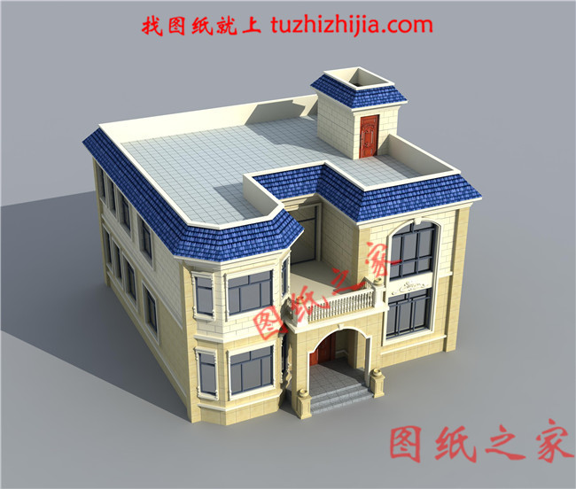 經(jīng)濟實用二層復(fù)式樓房設(shè)計圖 ，占地150平方米，造價25萬左右