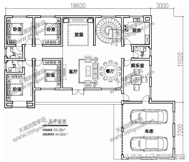 3款帶配房的農(nóng)村二層房屋設(shè)計圖，布局超接地氣