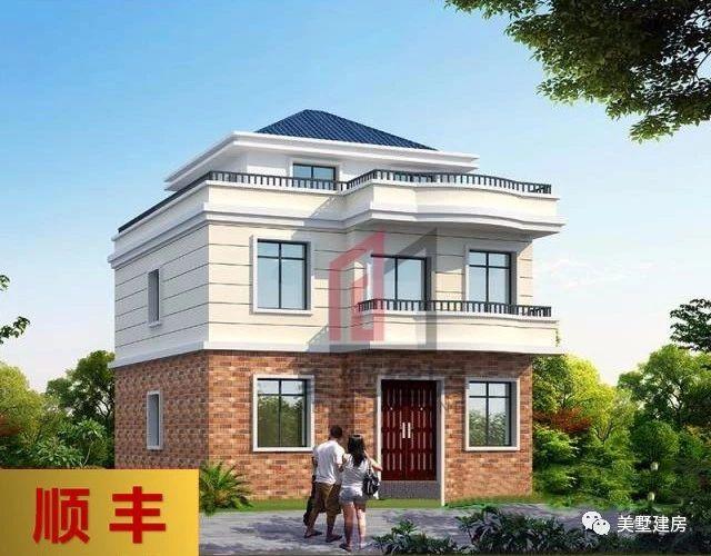 宅基地小不怕，3款小面積二層農(nóng)村小別墅方案圖