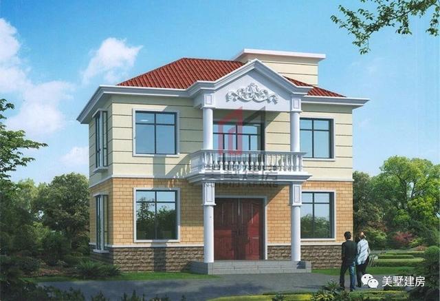 宅基地小不怕，3款小面積二層農(nóng)村小別墅方案圖