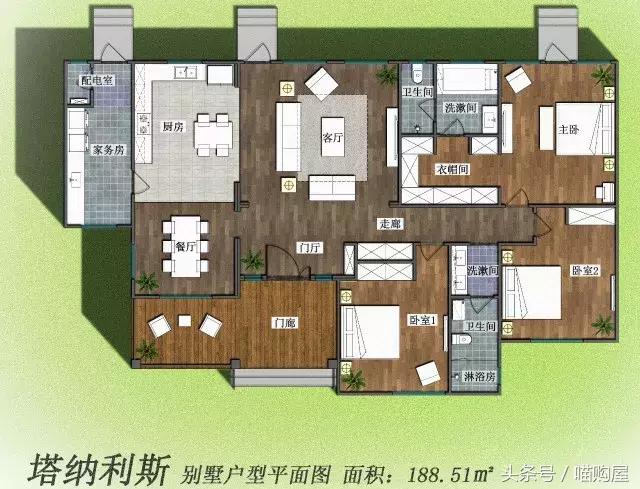 看完這5套一層別墅戶型圖，誰還敢說一層平房不叫別墅