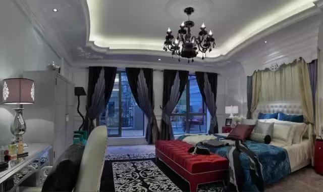 300平歐式藍(lán)調(diào)別墅裝修案例實拍，浪漫唯美